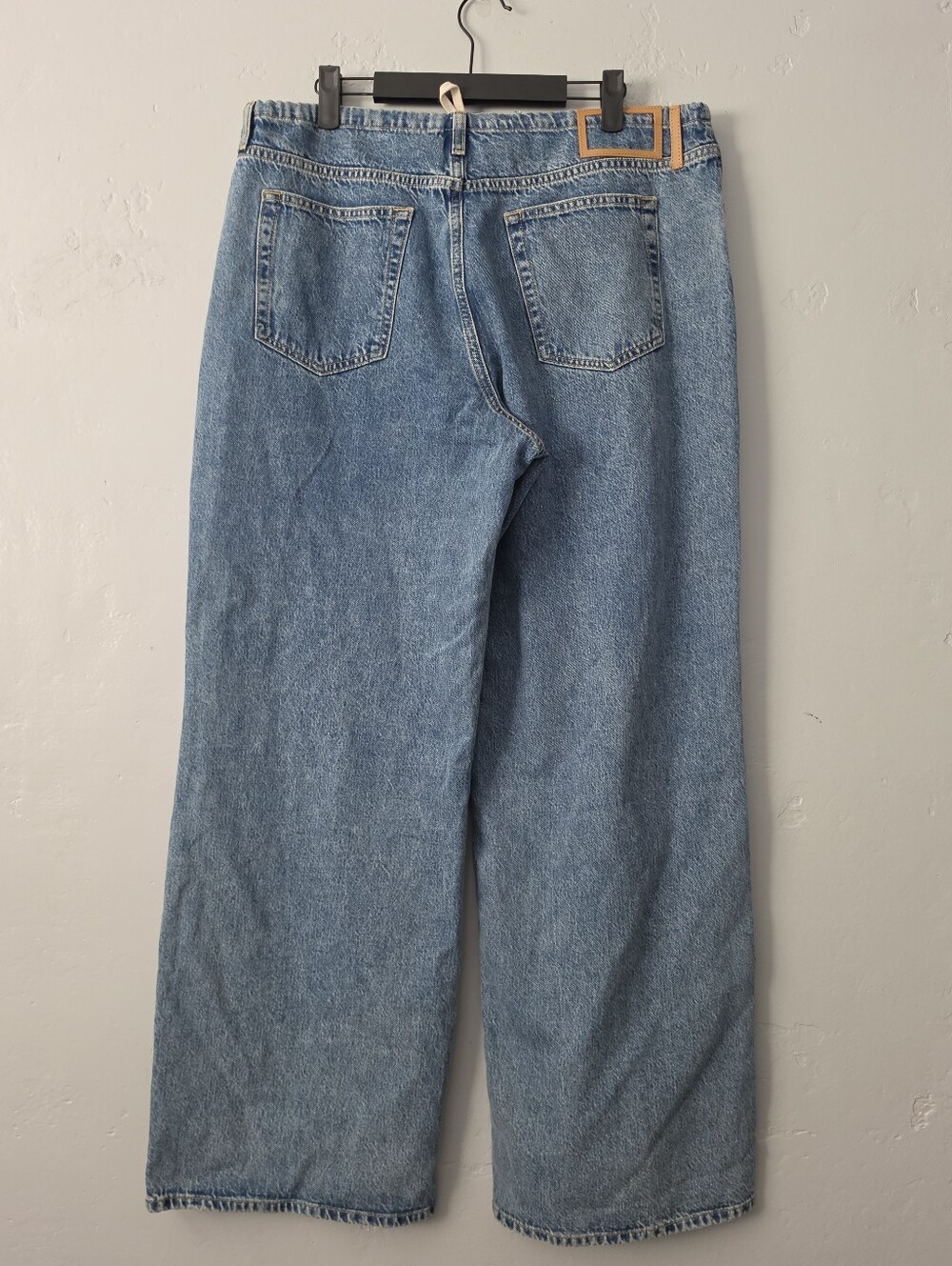 La Ligne Jenny Mid Rise Wide Leg Drawstring Jean Sz 31 - Picture 7 of 13